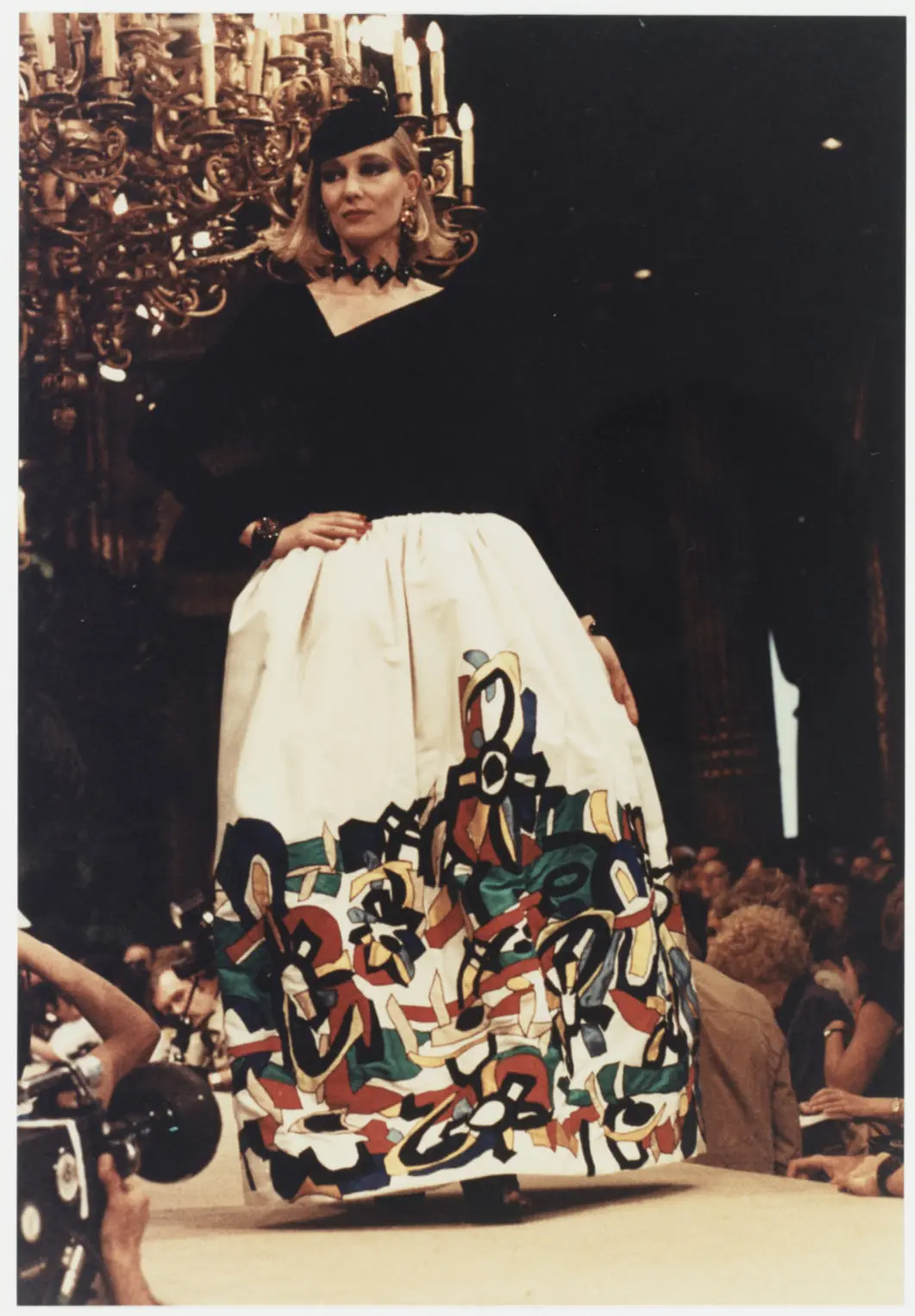 The Autumn/Winter 1981 Haute Couture presentation showcased this evening gown, which was inspired by and dedicated to Fernand Léger