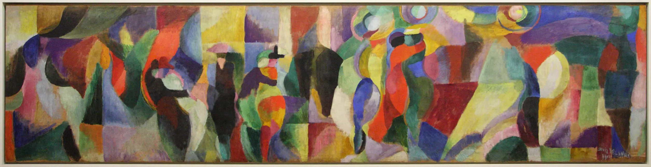 Sonia Delaunay, Bal Bullier, 1913, oil on canvas, 97 x 336.5 cm Sonia Delaunay, Bal Bullier, 1913, oil on canvas, 97 x 336.5 cm