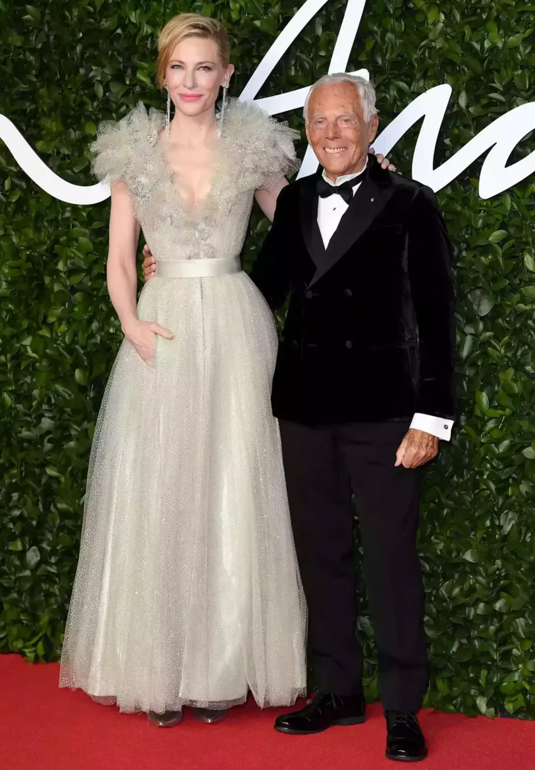 Cate Blanchett attending the 2019 British Fashion Awards