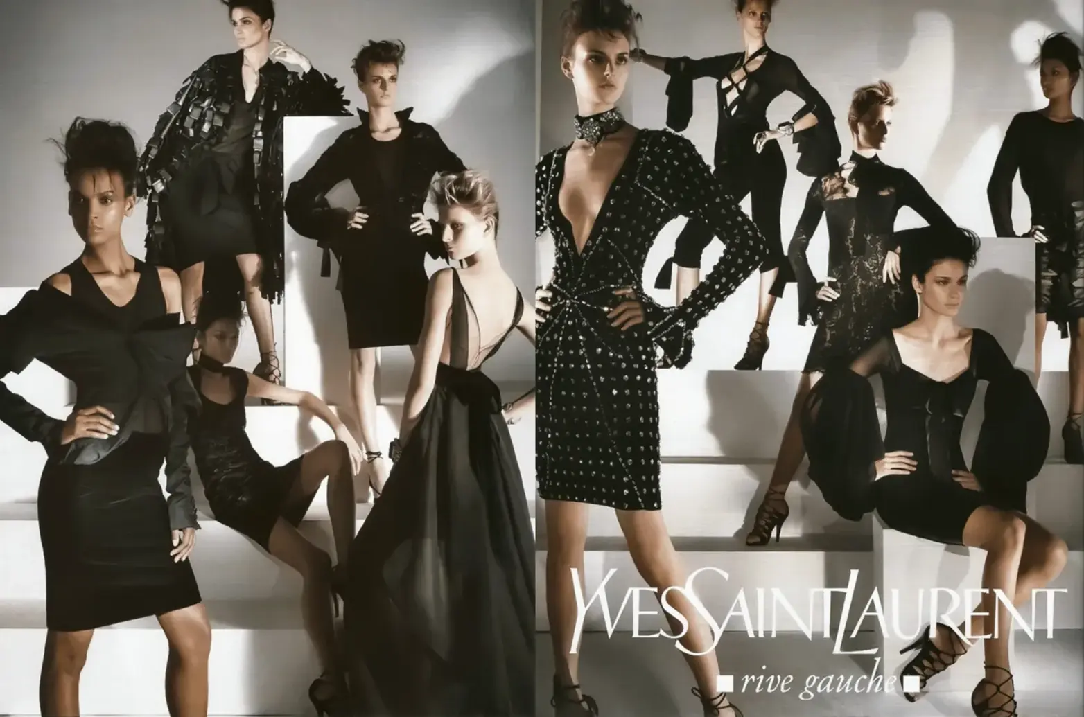 The Fall-Winter 2002 Ready-to-Wear looks created by Tom Ford during his tenure as designer for Yves Saint Laurent.