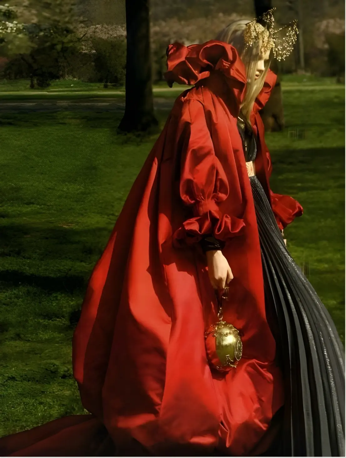 Diana Farkhullina in Alexander McQueen Fall/Winter 2008 for Vogue Russia, September 2008