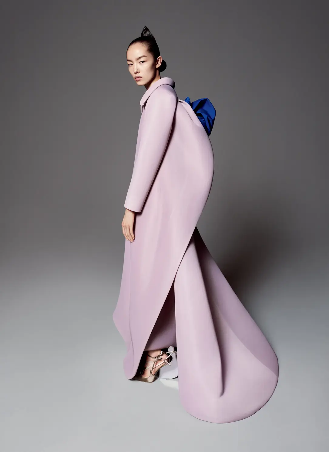 Fei Fei Sun wore Maison Margiela AW15 ‘Artisanal’ by John Galliano