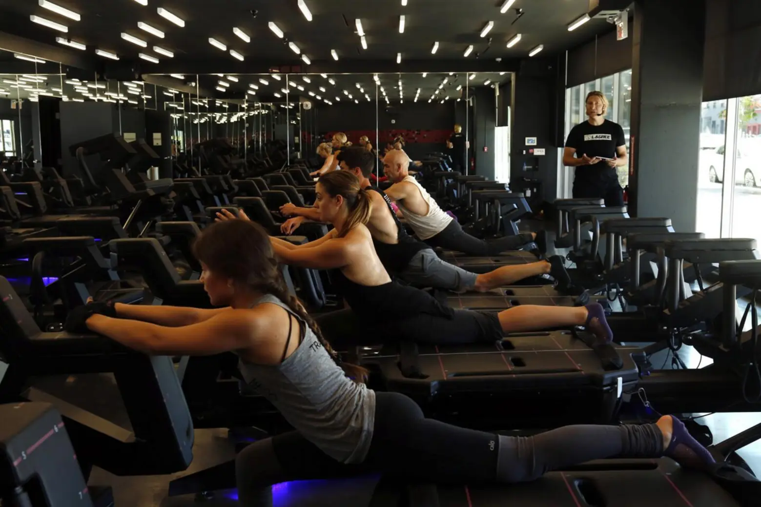 A Lagree training session