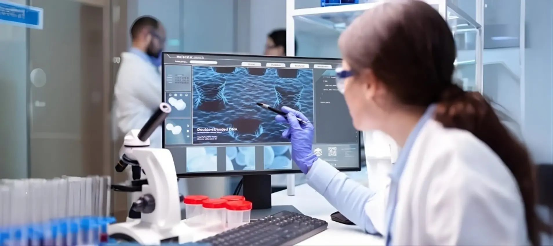 Analyzing genetic data with AI technology Analyzing genetic data with AI technology