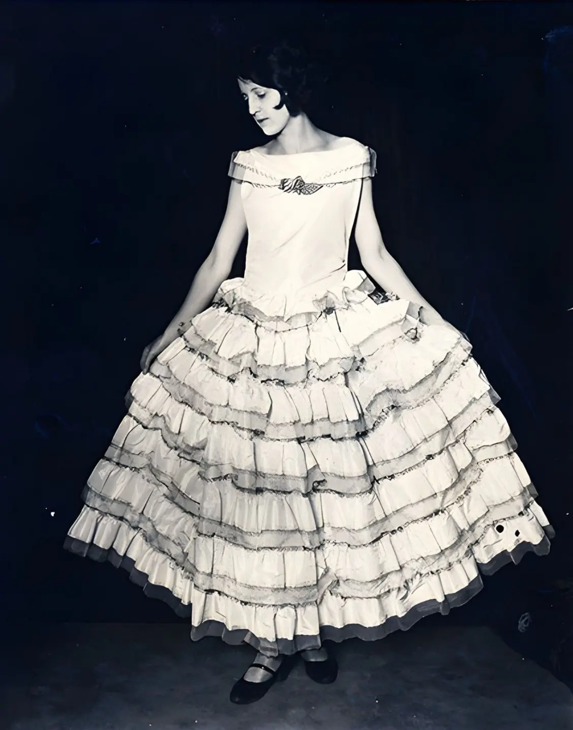 Jeanne Lanvin Tiered Dress