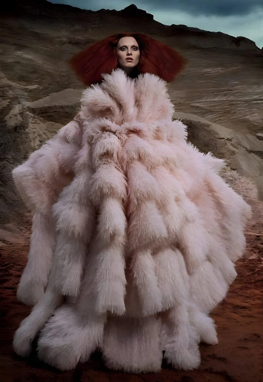 Karen Elson in Alexander McQueen for i-D Magazine Autumn 2012