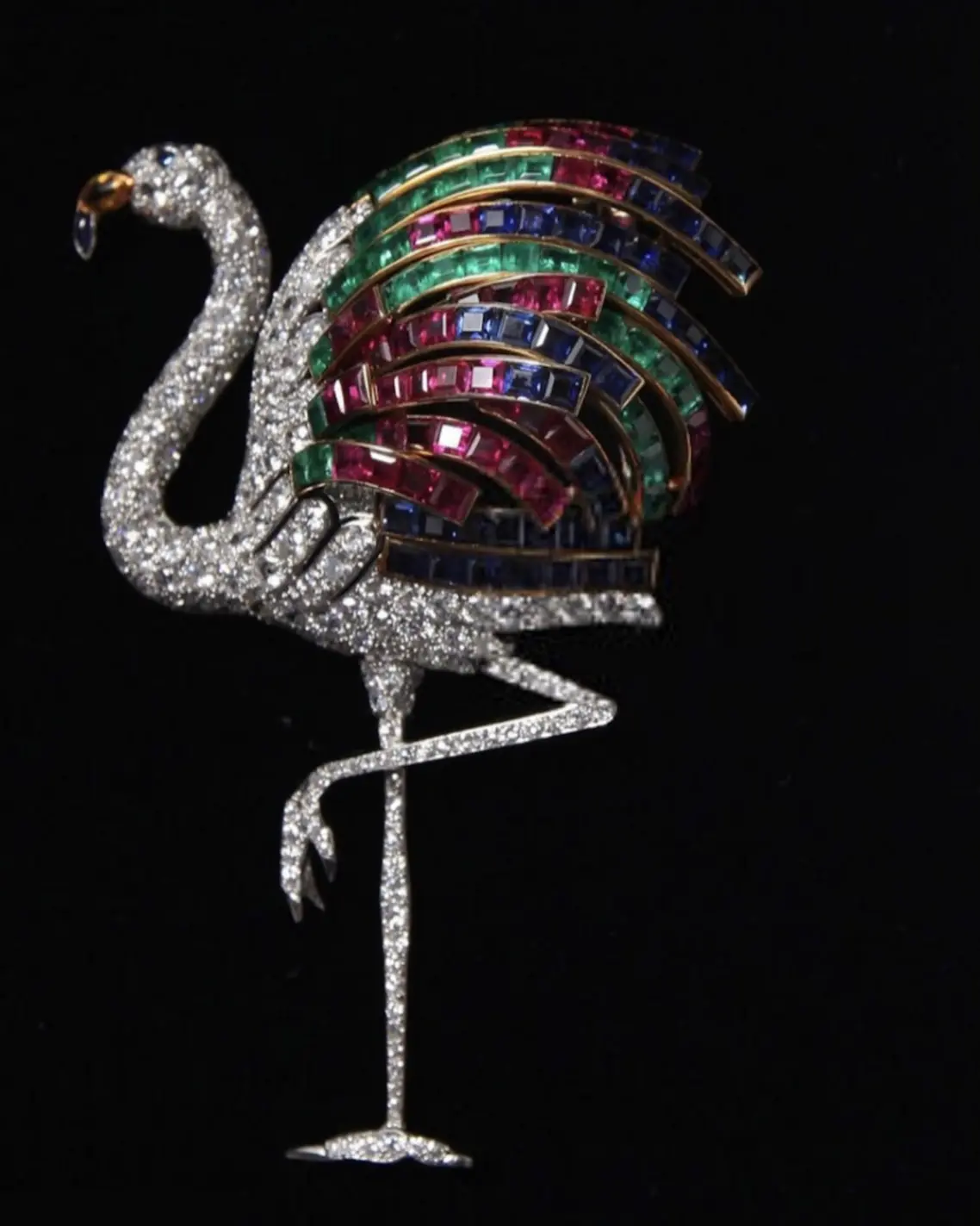 Cartier Flamingo Brooch