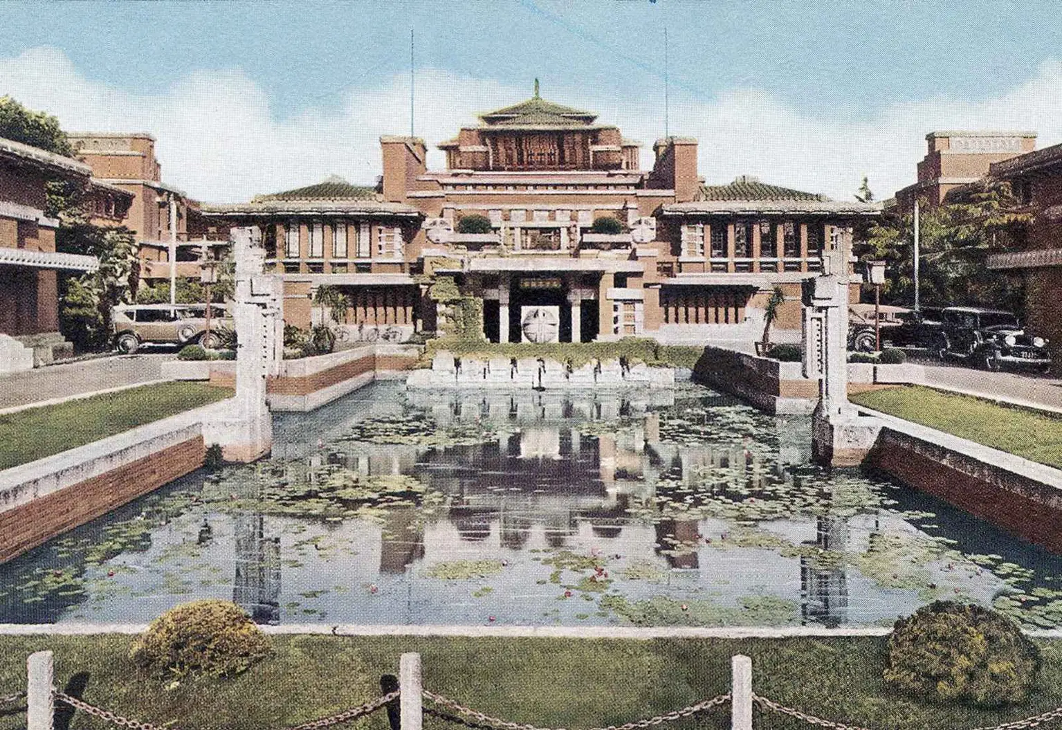 Frank Lloyd Wright’s Imperial Hotel merged east and west in a Japanese open-air museum