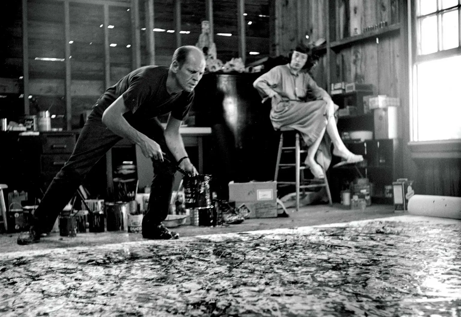 Jackson Pollock and Lee Krasner