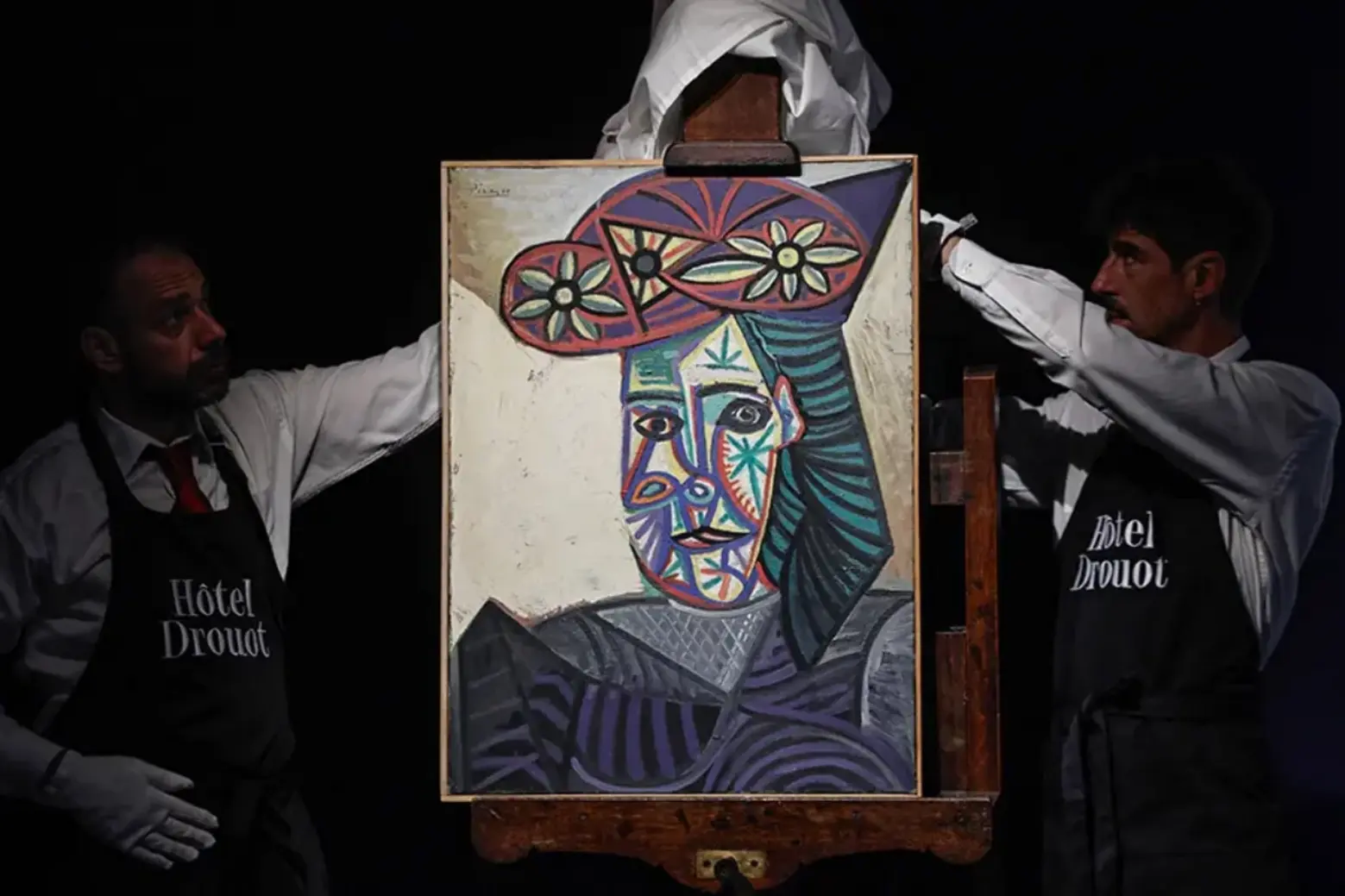 Buste de femme au chapeau à fleurs (Dora Maar), 1943, by Pablo Picasso sells for $37 million Spainish modern art that inspired contemporary art