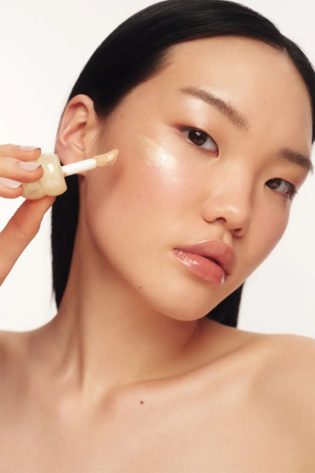 Apply concealer to the apples of your cheeks Uses of Concealer: Apples of your cheeks