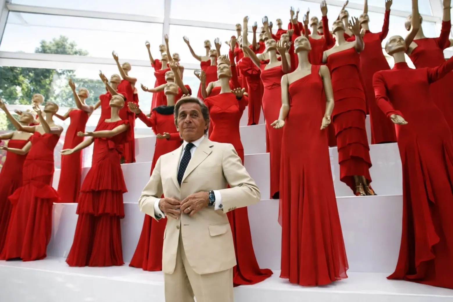 Valentino Garavani: An Italian Icon in Holy Light