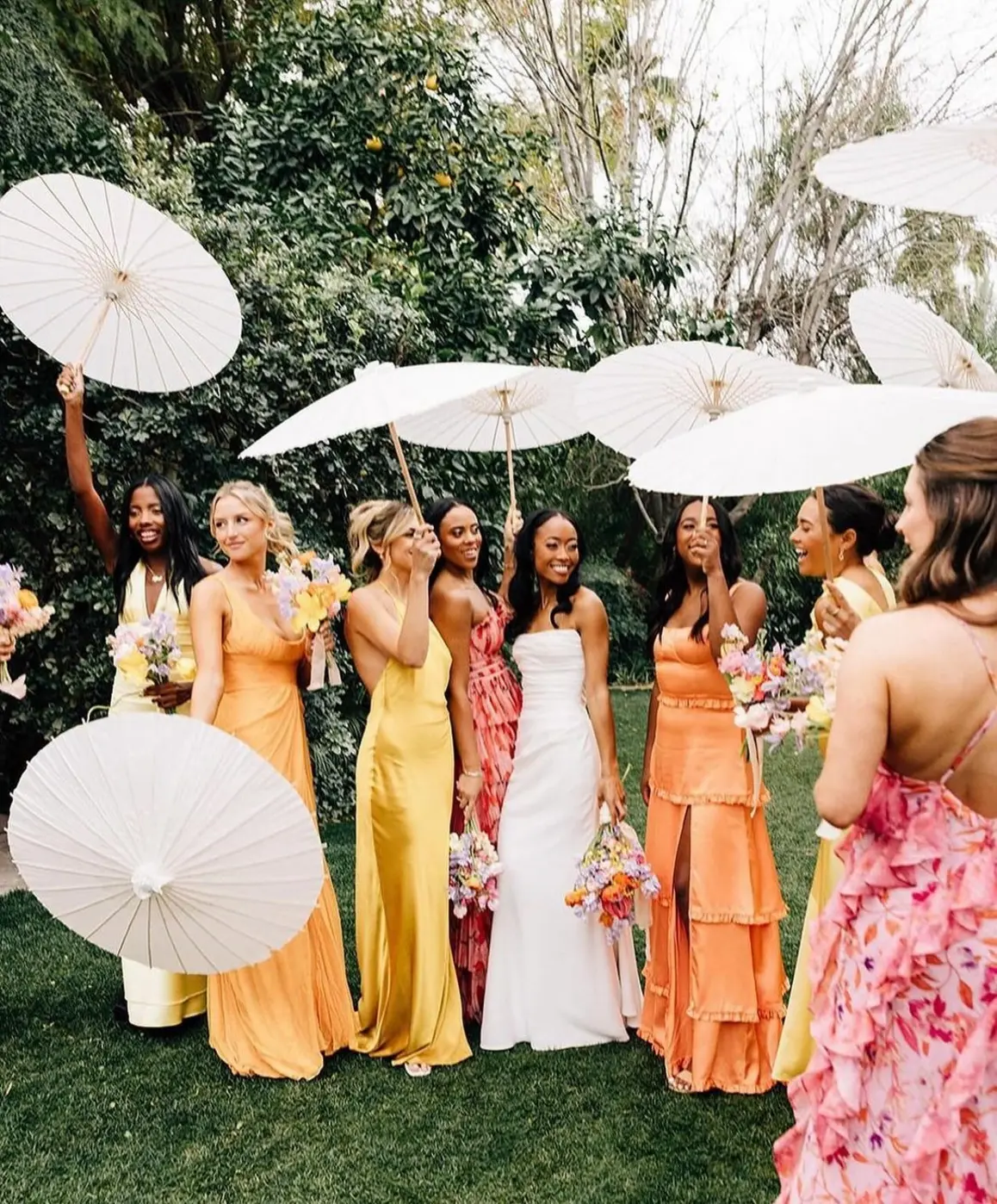 The Wedding Planner–inspired bridesmaids aesthetic