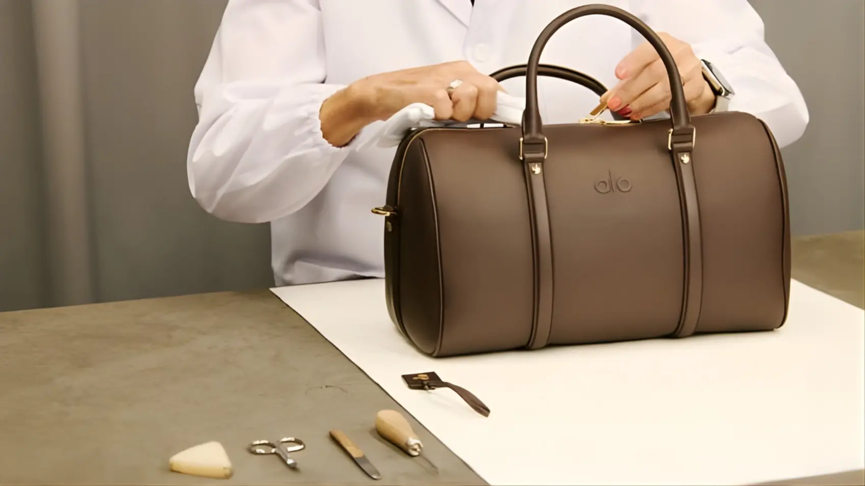 Alo’s $3,000 luxury leather Bag