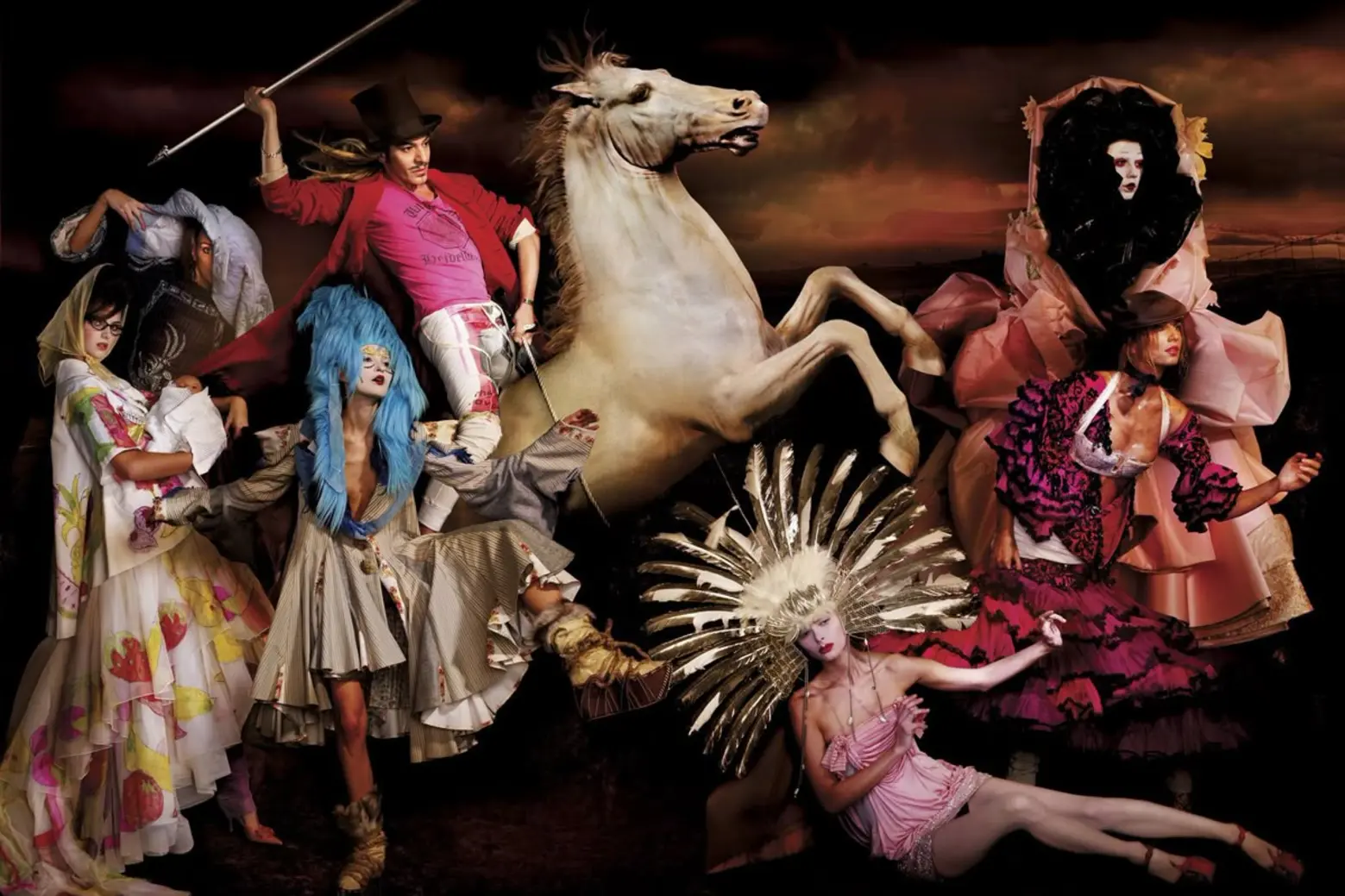 John Galliano throughout his tenure at Dior