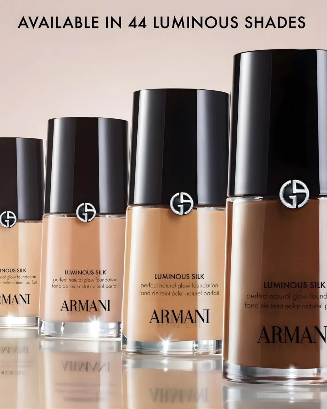Luminous Silk Foundation's 44 shades Luminous Silk Foundation