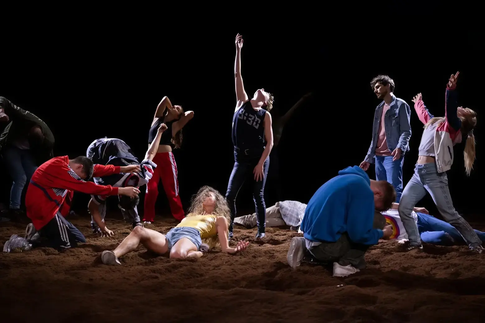 Balenciaga Fall 2022 mud pit ballet performance art redefining the runway as emotional theater