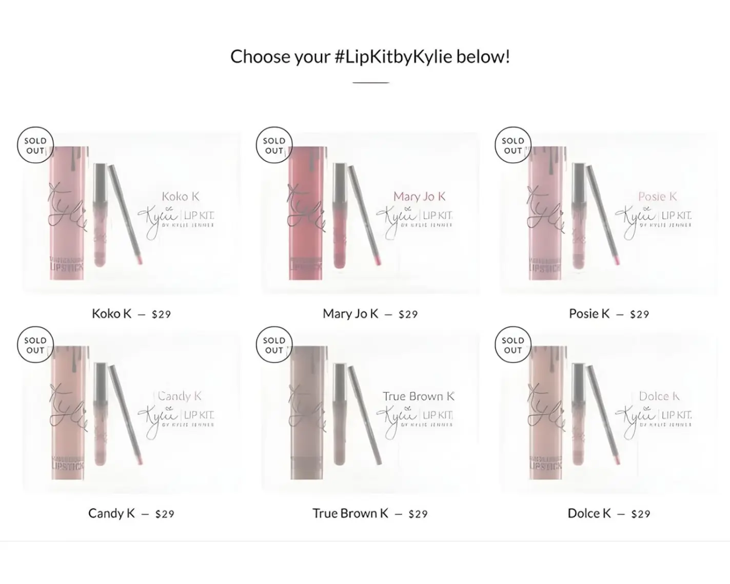 Within 10 minutes, all the colors sold out Kylie Jenner Lip Kits: Within 10 minutes, all the colors sold out