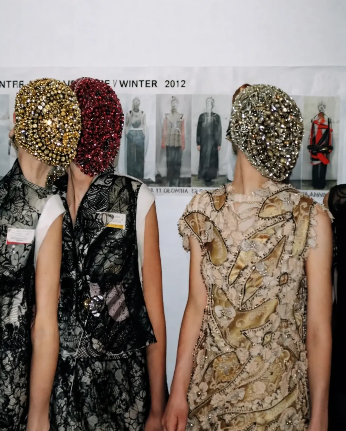 Maison Margiela Fall 2012 Backstage Image from the Maison Margiela/Folders Exhibition