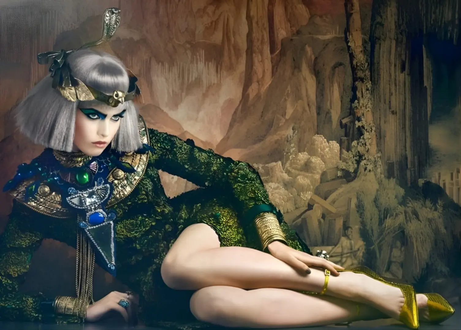 Signe Vilstrup for Elle Denmark May 2013 Egyptian Style21