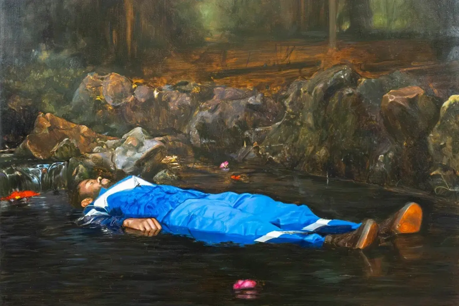 Lost Night, 2023. Oil on canvas, 160 x 200 x 4,5 cm Paname at the Petit Palais 5