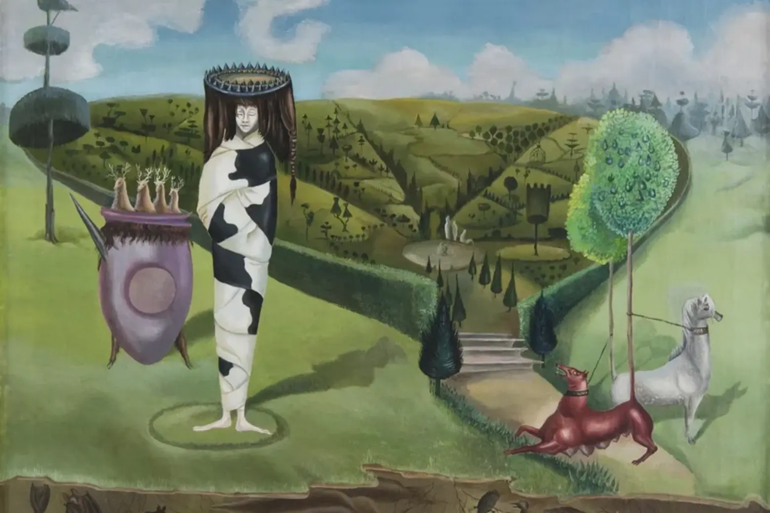 Green Tea Leonora Carrington surreal painting 7