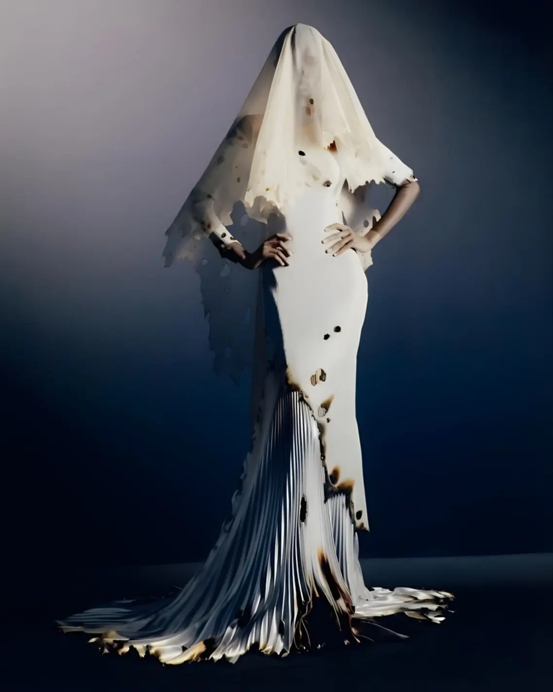 Robert Wun Haute Couture Spring 2023 Trumpet silhouette 1