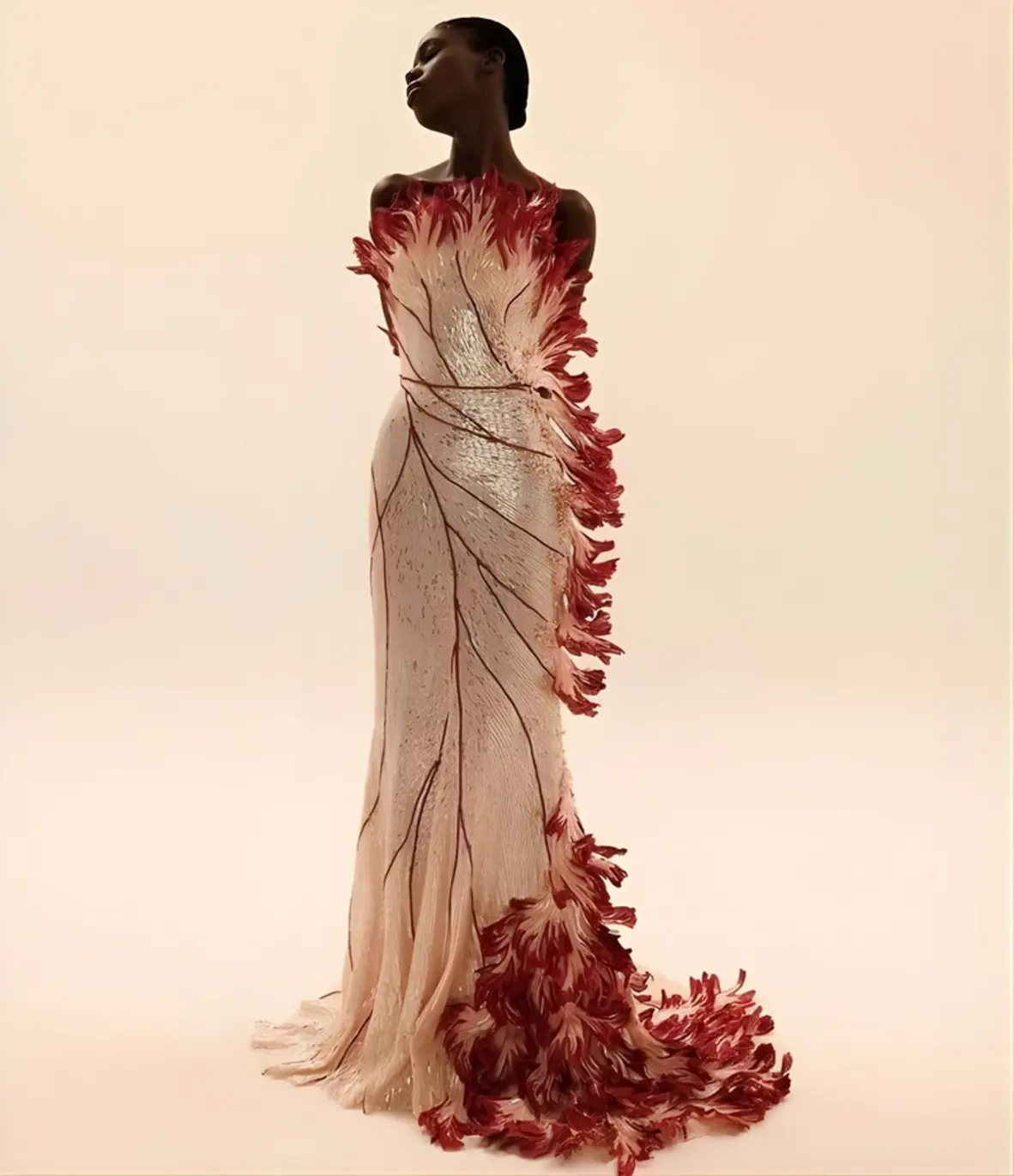 Sara Mrad Haute Couture Spring 2024 Trumpet silhouette 15