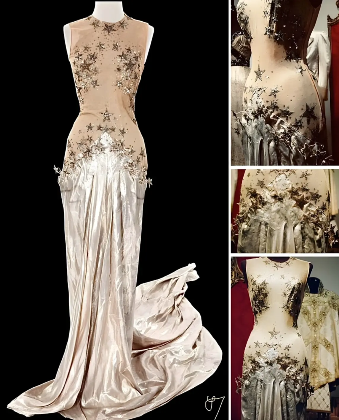 Sonja Evening Gown by Adrian Adolph Greenburg, 1941 Trumpet silhouette