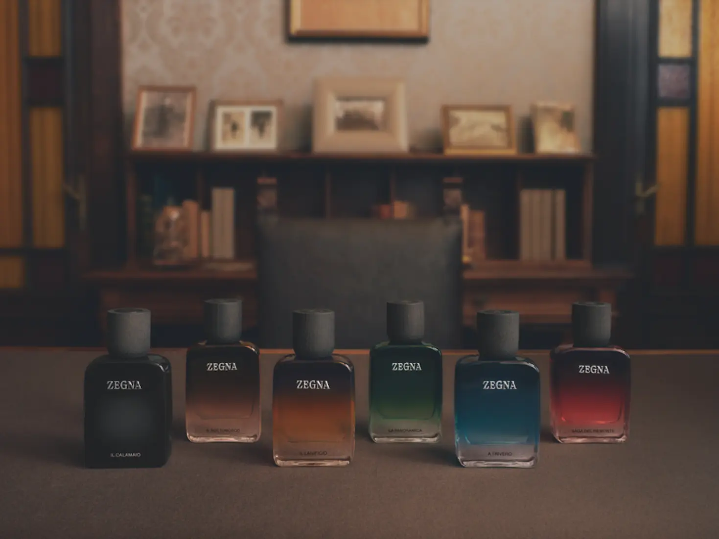 The “Memorie” olfactory collection by Zegna. The “Memorie” olfactory collection by Zegna.