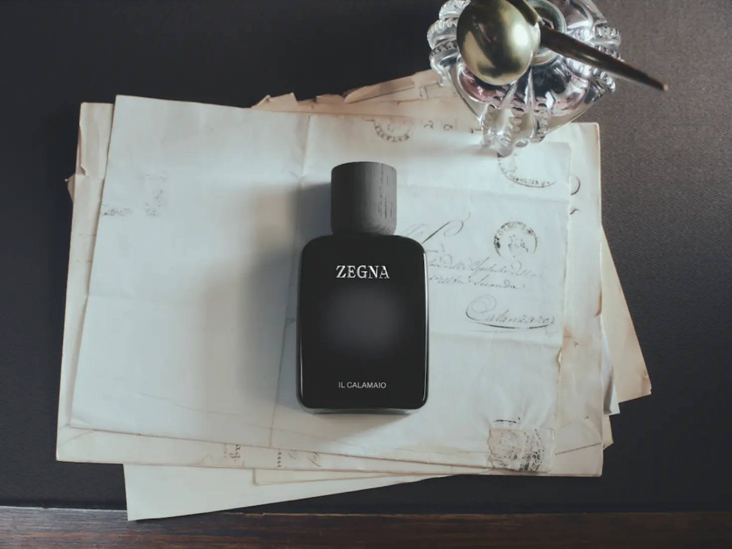 The “Il Calamaio” fragrance by Zegna. The “Il Calamaio” fragrance by Zegna.
