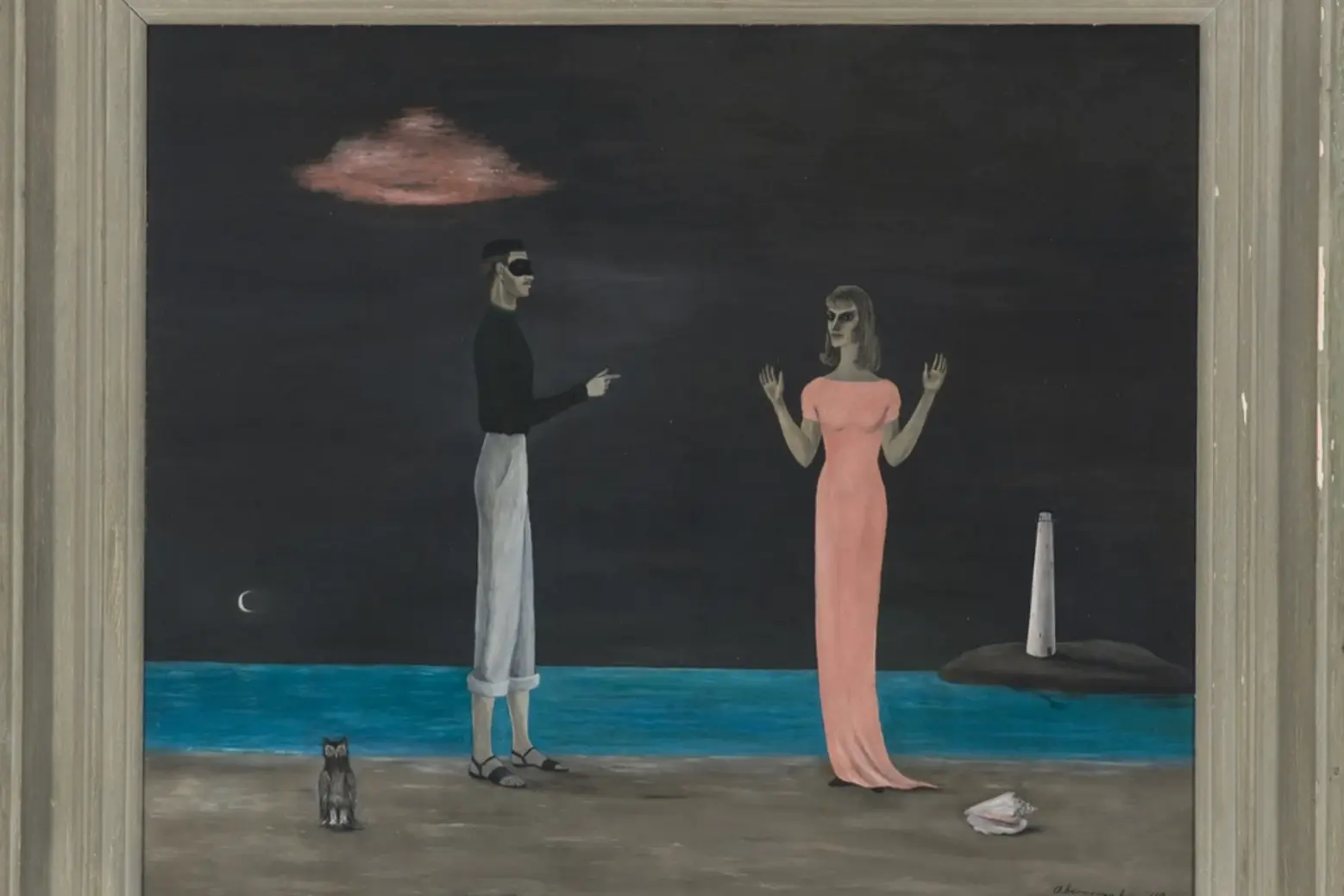 Women of Surrealism The Courtship by Gertrude Abercrombie (1949)