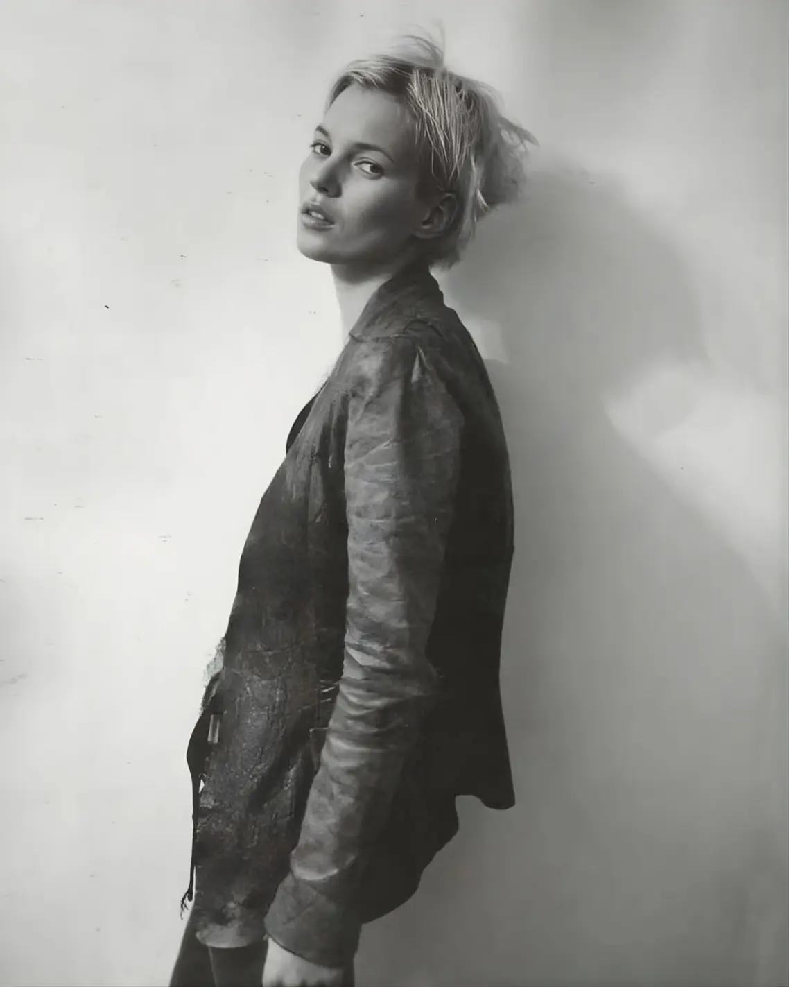 Kate Moss wears Rick Owens in Vogue Spring 2001