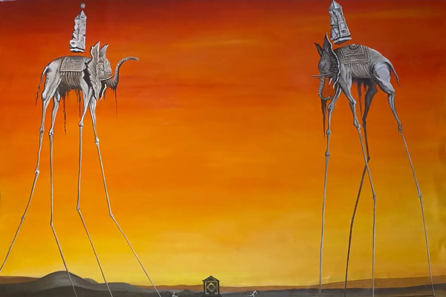 The Elephants Salvador Dalí The Elephants