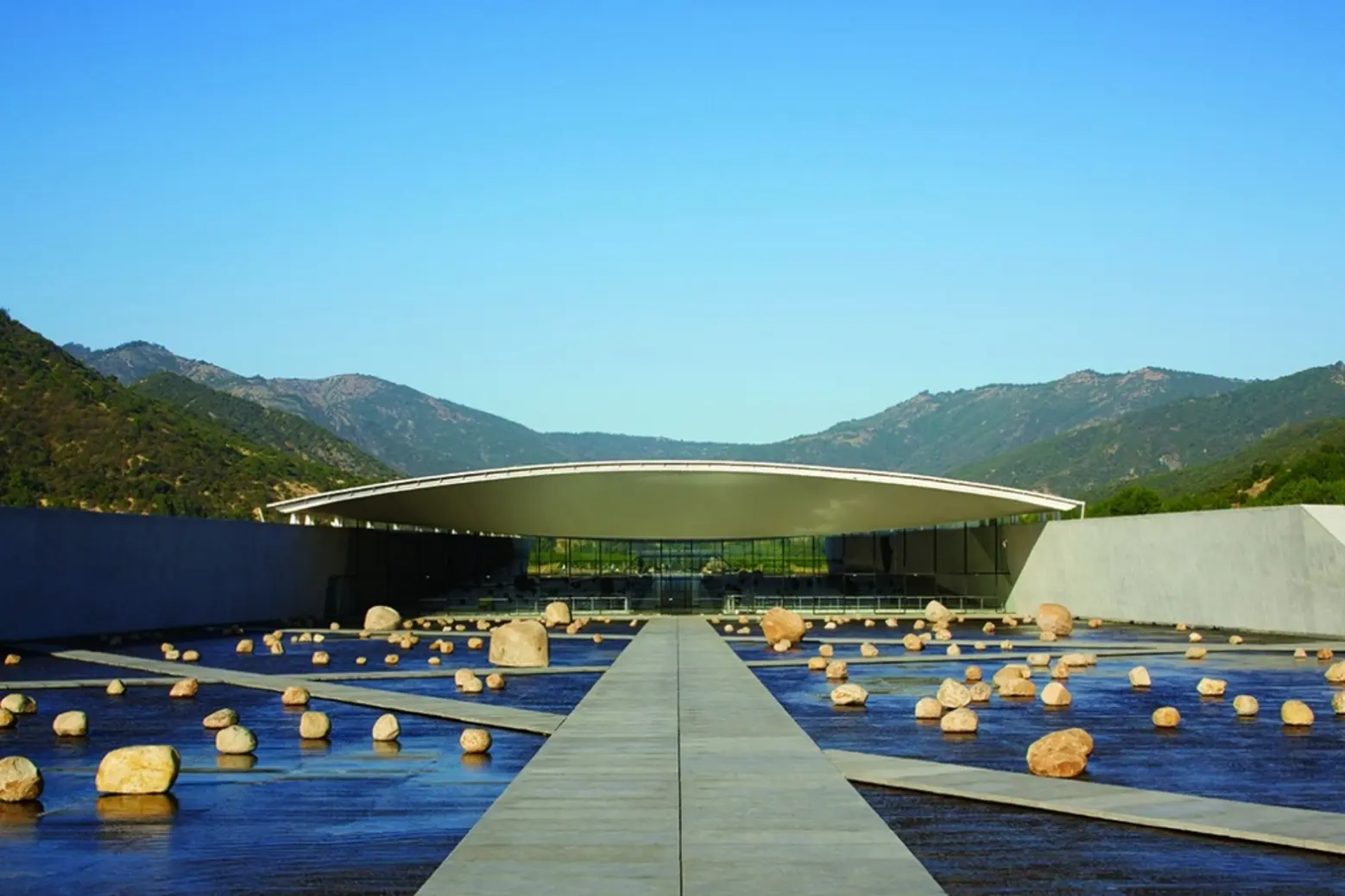 Smiljan Radić contemporary architecture Vik Millahue Winery in Chile (2014)