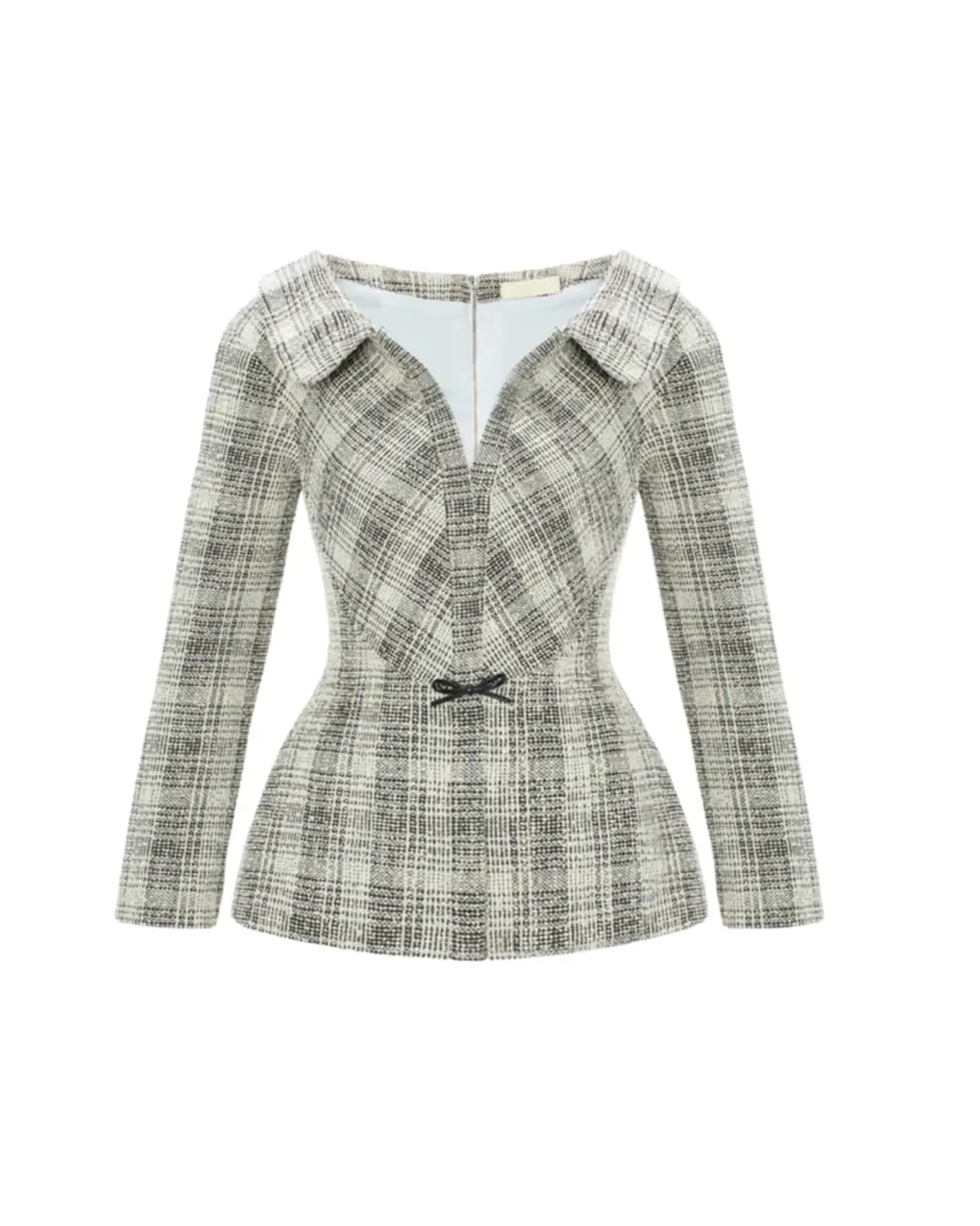 Vernal Varnish Montsand Mathilde V-neck Peplum Blazer