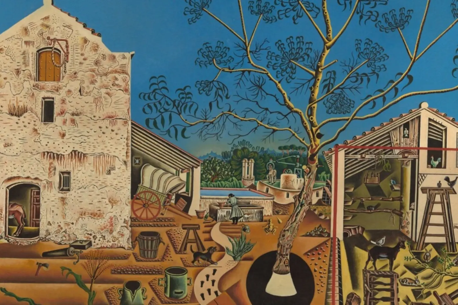 Joan Miró Surrealism The Farm (1921–22)