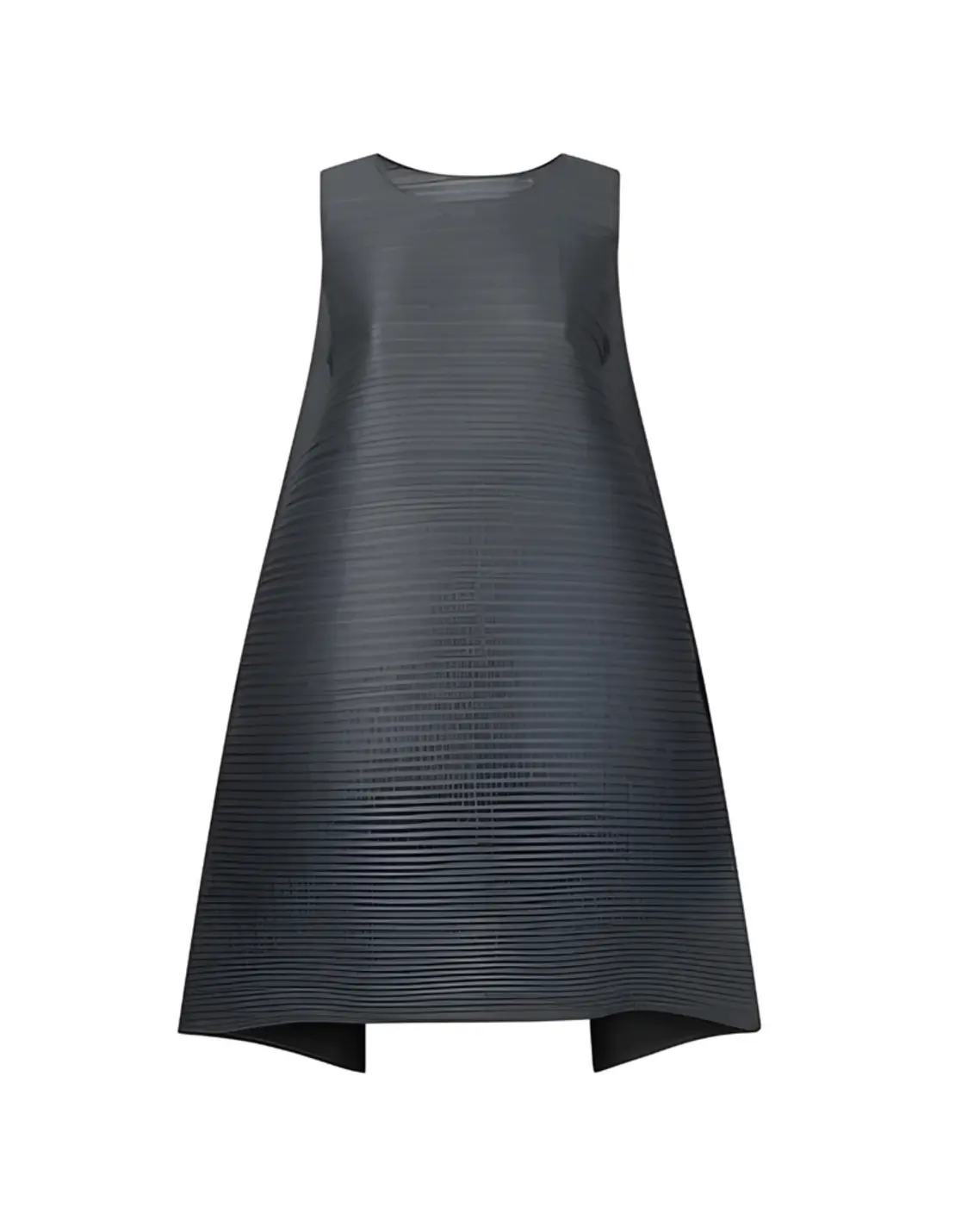Iron Ingenue Issey Miyake Trapeze Mini Dress