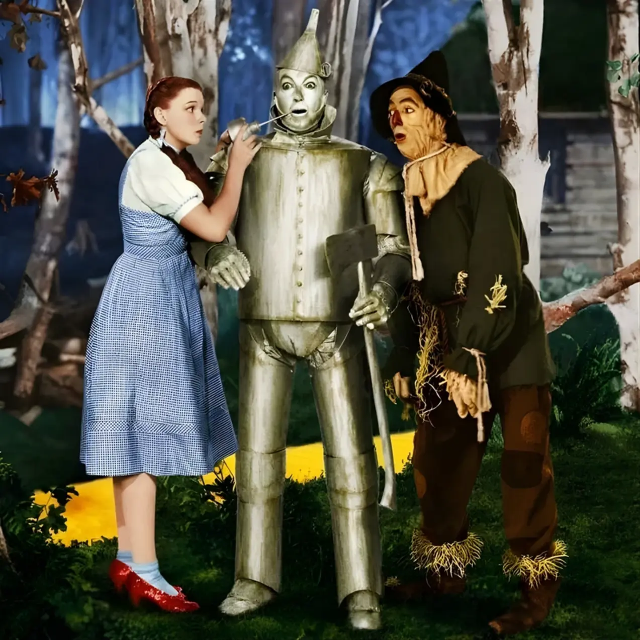 Dorothy’s ruby slippers worn by Judy Garland in the 1939 film The Wizard of Oz