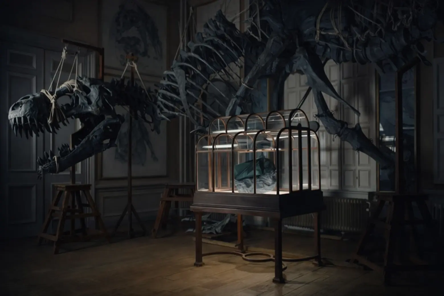 T-Rex leather handbag at Art Zoo Museum in Amsterdam