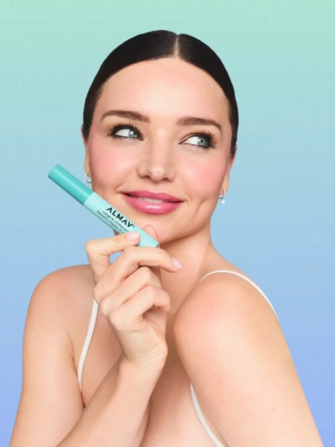 Miranda Kerr with Almay product Miranda Kerr with Almay product