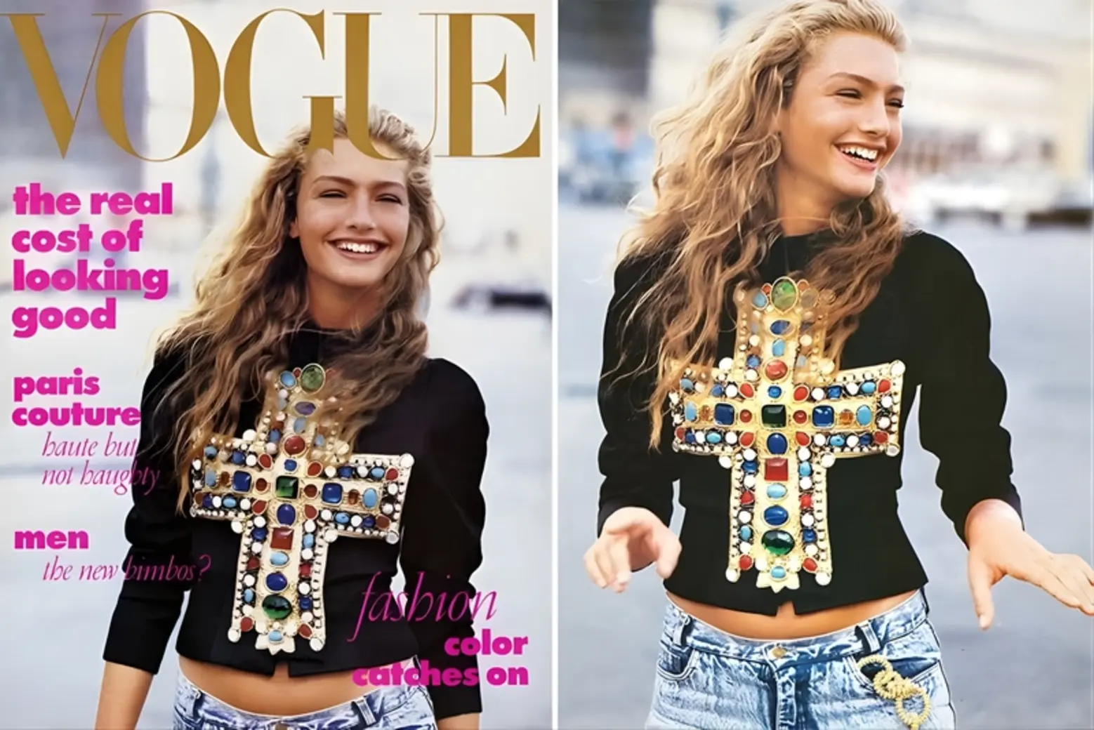 Vogue US November 1988 featuring Michaela Berçu Anna Wintour