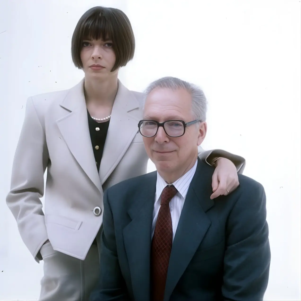 Anna Wintour and Charles Wintour (1986)