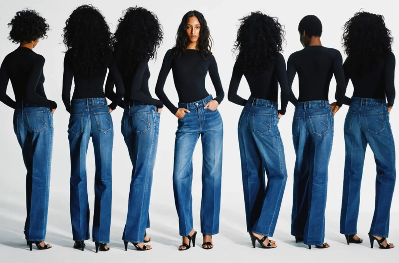 Alaïa Denim 2026 Campaign featuring Mona Tougaard Alaïa Denim Debut 1
