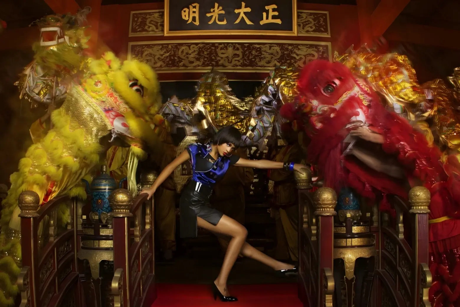 Saleisha Stowers for America's Next Top Model Qipao ee