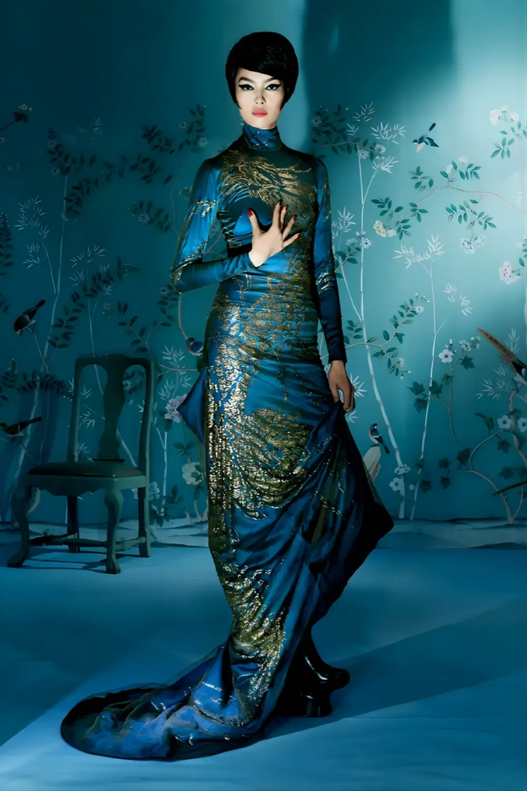 Fei Fei for Vogue US May 2015 Qipao 99