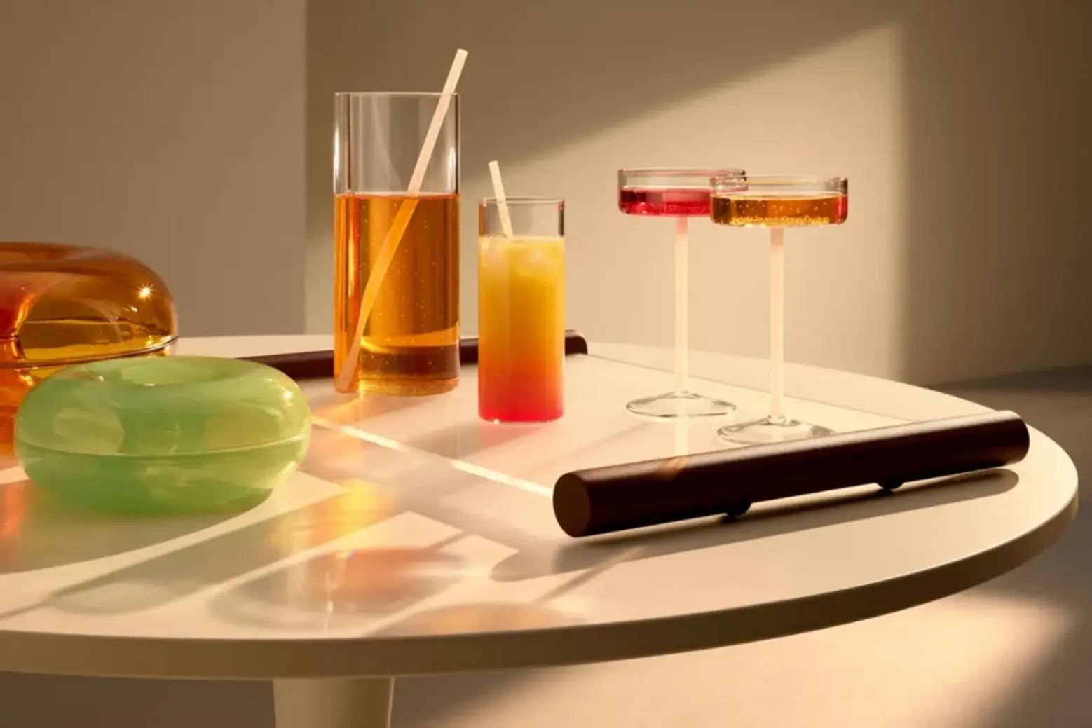 Contemporary glass design luxury home decor