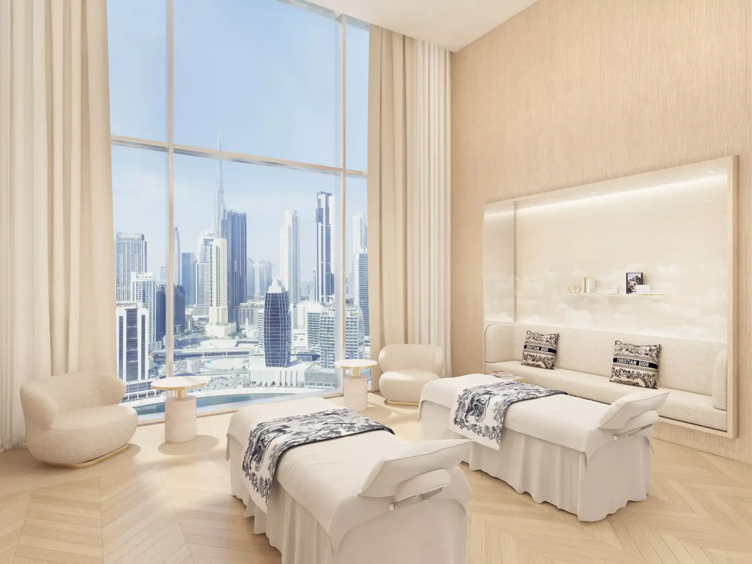 The Dior Spa on the 29th floor The Dior Spa on the 29th floor