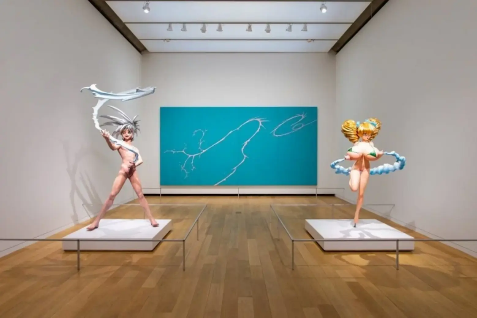 Takashi Murakami My Lonesome Cowboy (1998) Oil, acrylic, fiberglass, and iron