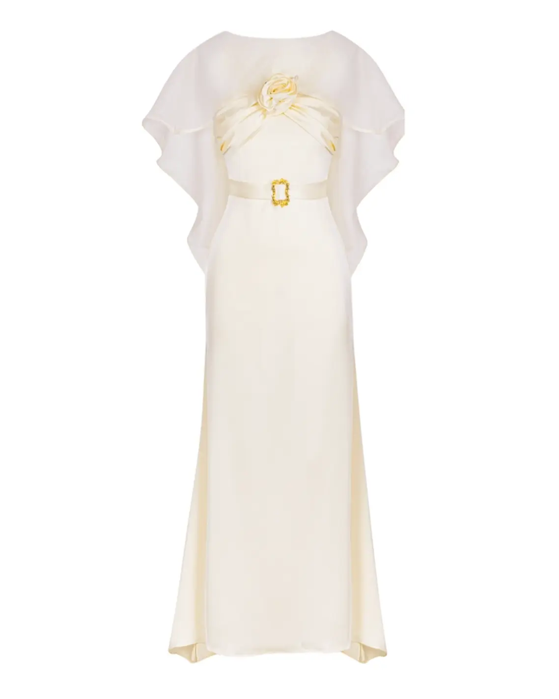 LaLing Silk Dress Ivory Alchemy